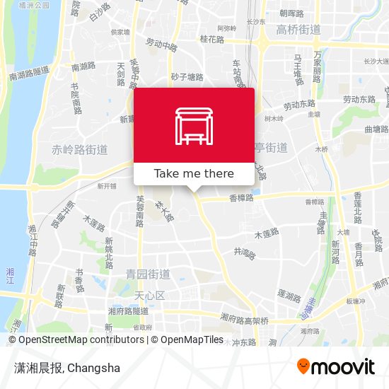 潇湘晨报 map