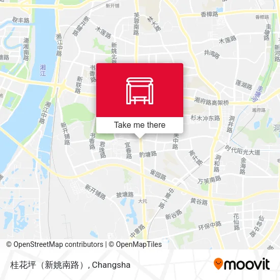 桂花坪（新姚南路） map