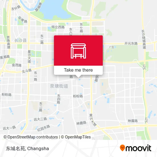 东城名苑 map