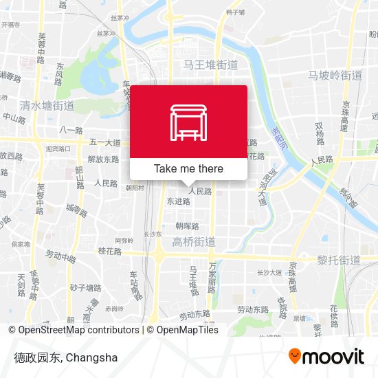 德政园东 map