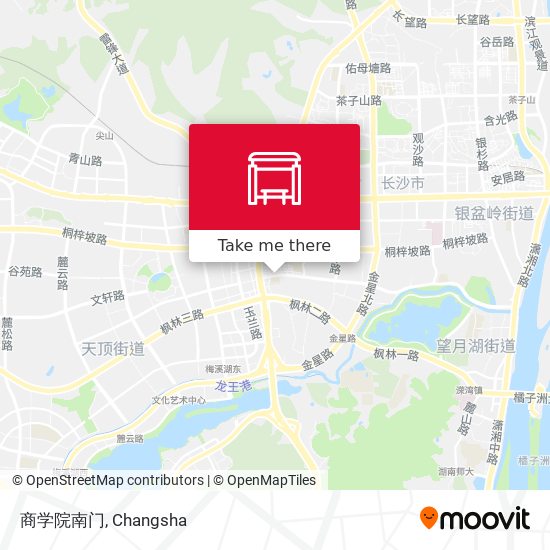商学院南门 map