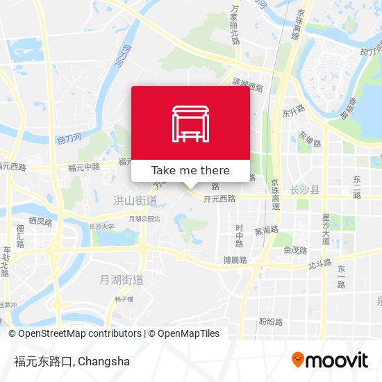 福元东路口 map