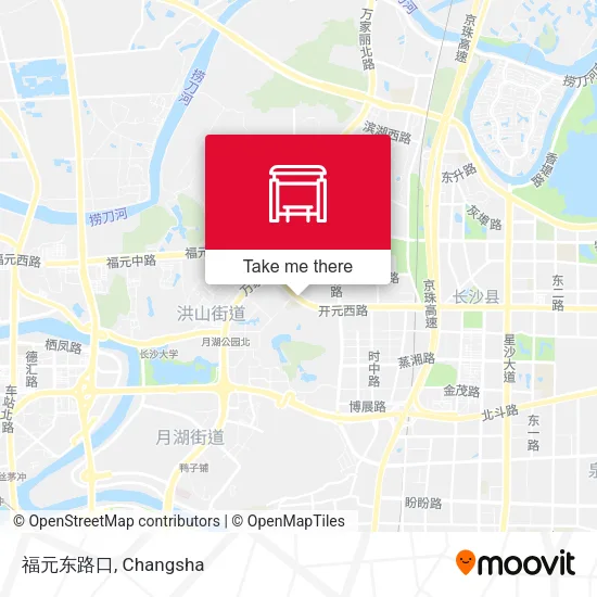 福元东路口 map