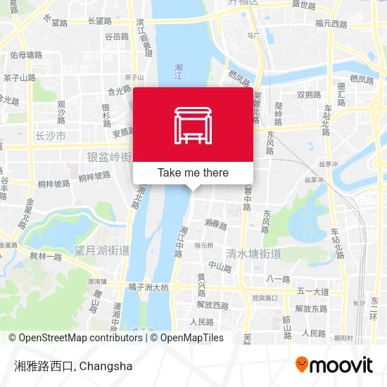湘雅路西口 map