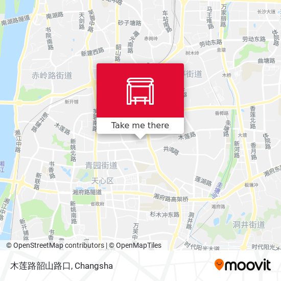 木莲路韶山路口 map