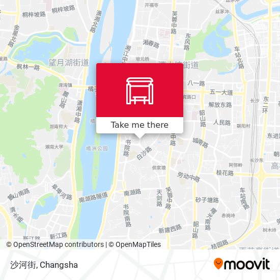沙河街 map