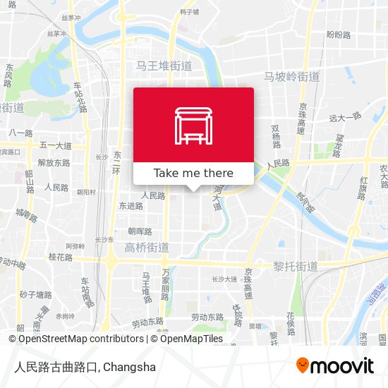 人民路古曲路口 map