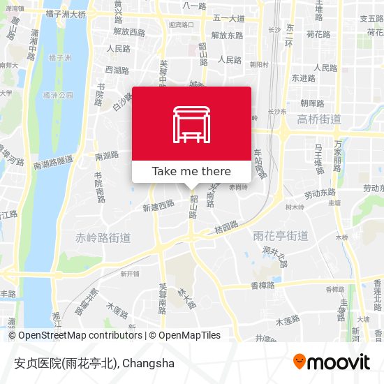 安贞医院(雨花亭北) map