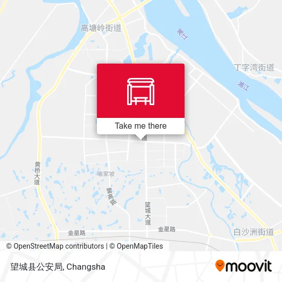 望城县公安局 map