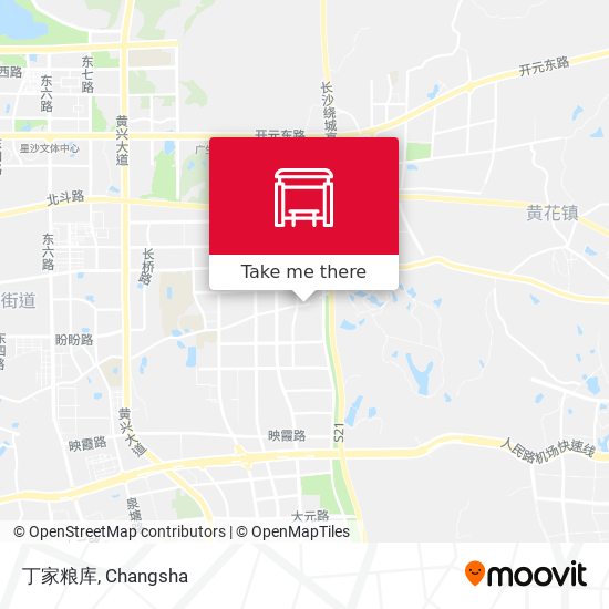 丁家粮库 map