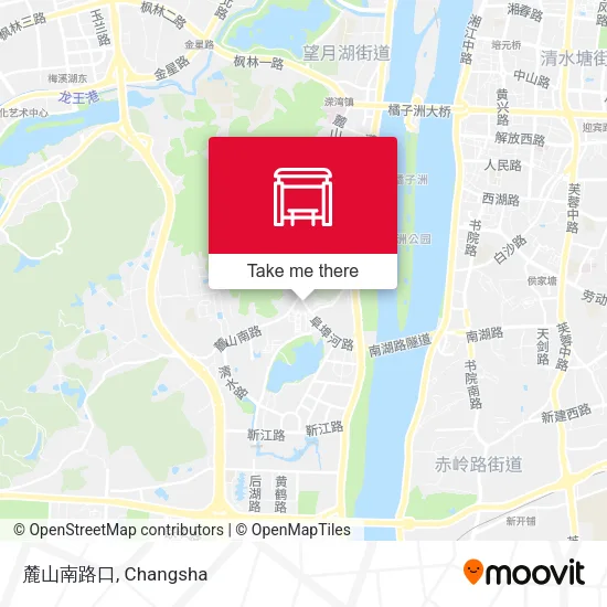 麓山南路口 map