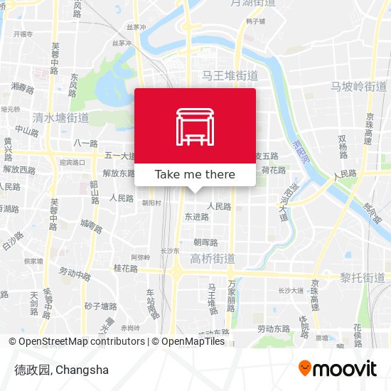 德政园 map