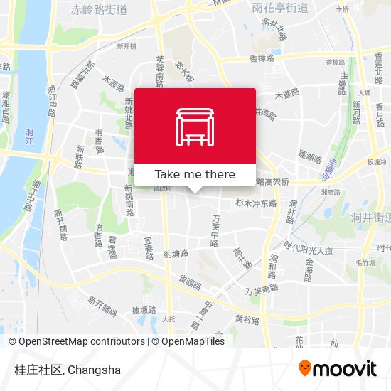桂庄社区 map