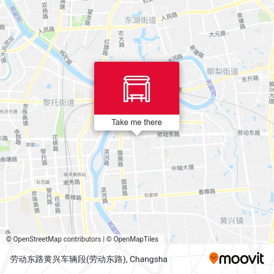 劳动东路黄兴车辆段 map