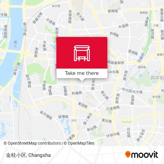 金桂小区 map