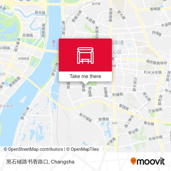 黑石铺路书香路口 map