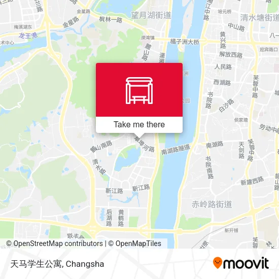 天马学生公寓 map