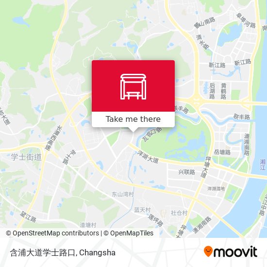 含浦大道学士路口 map