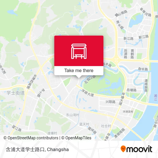 含浦大道学士路口 map