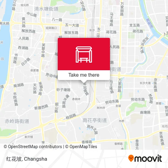 红花坡 map