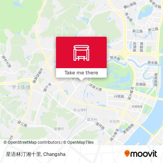 星语林汀湘十里 map