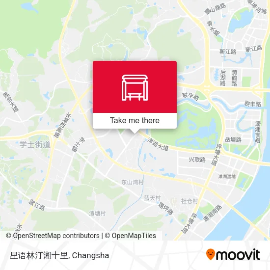 星语林汀湘十里 map