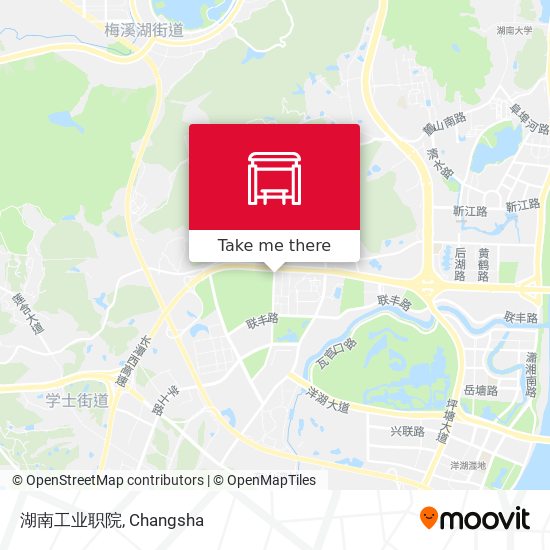 湖南工业职院 map