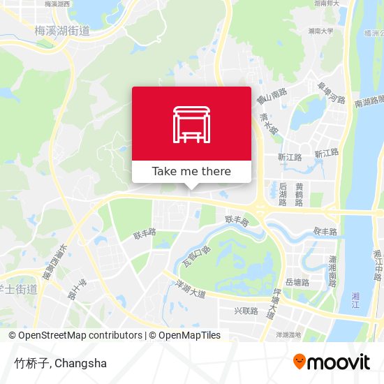 竹桥子 map