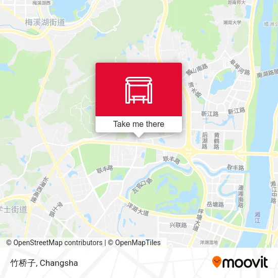 竹桥子 map