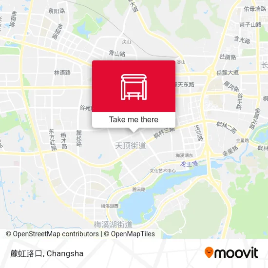 麓虹路口 map