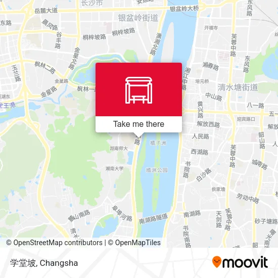 学堂坡 map
