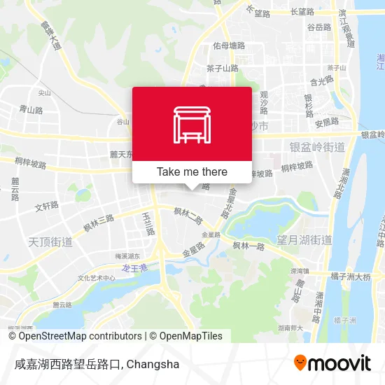 咸嘉湖西路望岳路口 map