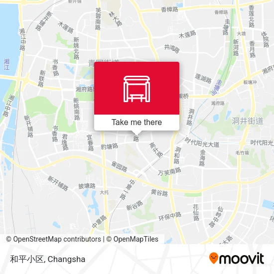 和平小区 map