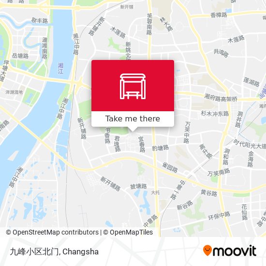 九峰小区北门 map