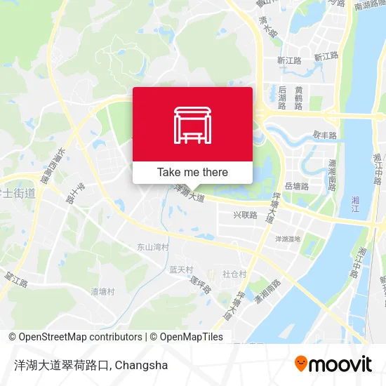 洋湖大道翠荷路口 map