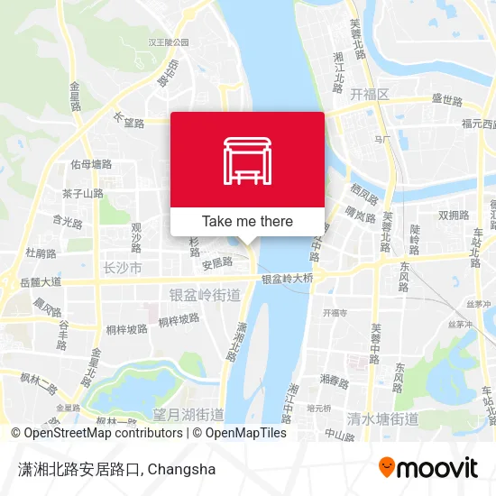 潇湘北路安居路口 map