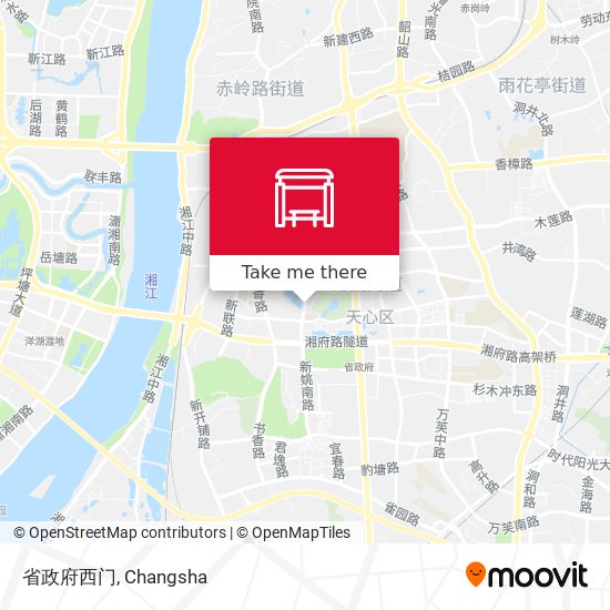 省政府西门 map