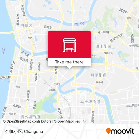 金帆小区 map