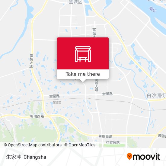 朱家冲 map
