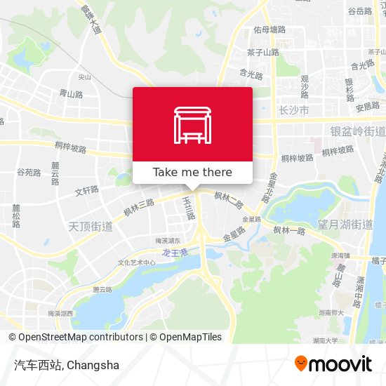 汽车西站 map