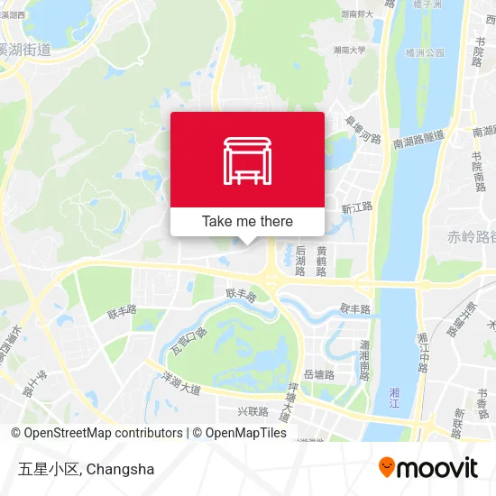 五星小区 map