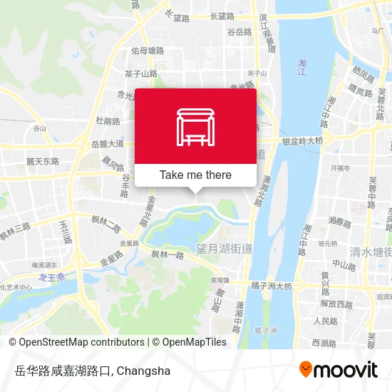 岳华路咸嘉湖路口 map