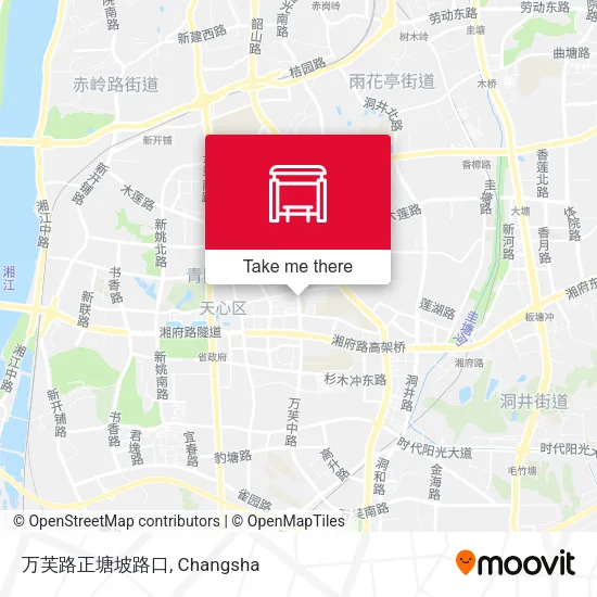 万芙路正塘坡路口 map
