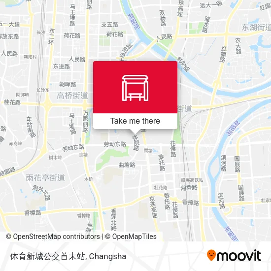 体育新城公交首末站 map
