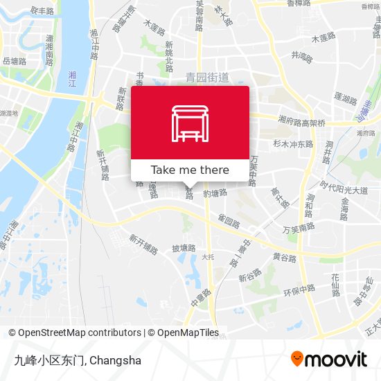 九峰小区东门 map