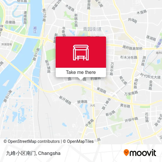九峰小区南门 map