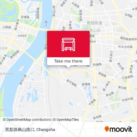 黑梨路枫山路口 map
