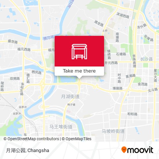 月湖公园 map