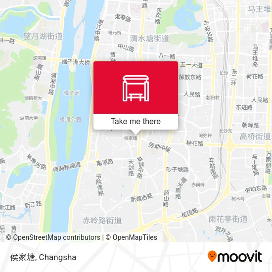 侯家塘 map