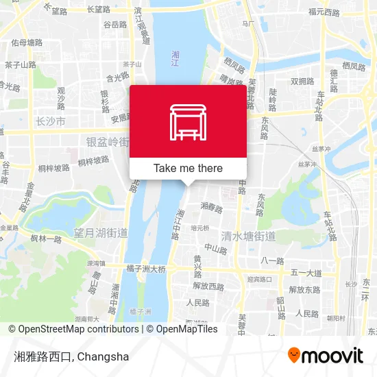 湘雅路西口 map